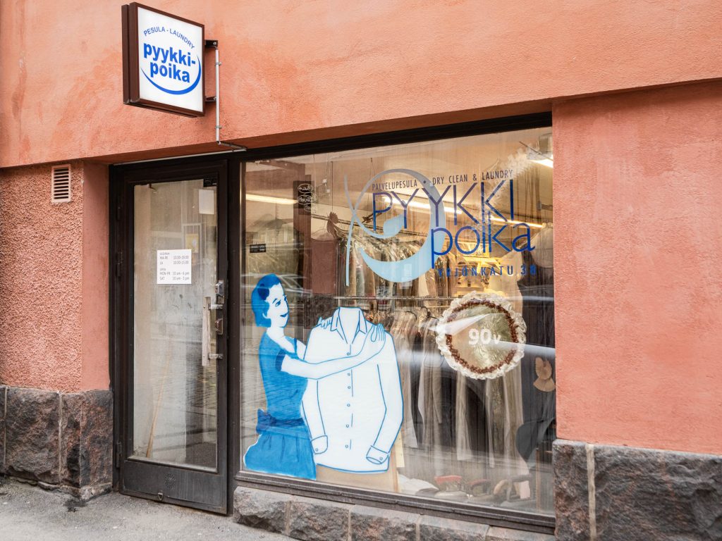 Pyykkipoika pesula Yrjönkatu 38 Helsinki
